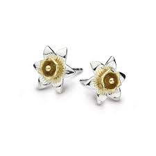 Heritage Carey Daffodil Gold Plate Earrings 4230gd024