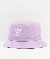 Adidas Originals Washed Lavender Bucket Hat Zumiez In 2021 Trendy Hat White Shoulder Bags Cute Hats