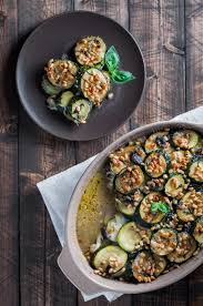 Prepare the zucchini for stuffing. Mediterranean Zucchini Gratin Natural Comfort Kitchen