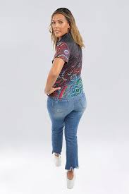Salt Meets Earth Upf 50 Women S Fitted Polo Shirt Colorful Indigenous Aboriginal Design Polo Shirt