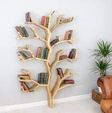 Let's make a sweet bookshelf, one that sets a calm and natural ambiance! Elm Tree Bookshelf Easy Fun And Best Diy Project Facebook