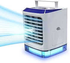 A compact system that delivers 12,000 btus of cooling capacity making it best for rooms up to 400 square feet. Amazon Com Portable Air Conditioner Lazcozy Small Evaporative Ac Unit With 3 Cooling Speeds Personal Mini Room Cooler With Type C Input 7 Colors Night Light Cooling Fan For Bedroom With Humidifier Function