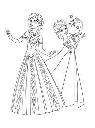 School's out for summer, so keep kids of all ages busy with summer coloring sheets. Anna And Elsa Coloring Page Free Printable Coloring Pages For Kids