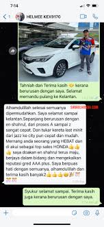 Aku dan lidya sudah lama sekali tak bertemu. Sharul Honda Testimoni Pelanggan