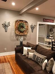 Tobacco Basket Magnolia Wreath Farm House Living Room Living Room Remodel Home Living Room
