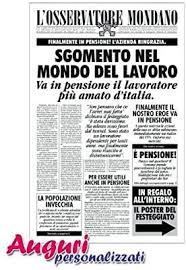 Bombo Biglietto Auguri Giornale Pensionato Amazon It Giochi E Giocattoli Pensionamento Biglietto Giornale