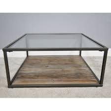 Brayden studio® rectangular glass coffee table shelf wood living room furniture chrome base,blackglass in black/gray | wayfair. Glass Top Coffee Table Lounge Modern