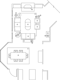 This creates an additional workspace in the kitchen without occupying a lot of floor space. Home Decoration Dining Room Layout Plan