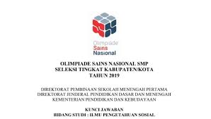 Maybe you would like to learn more about one of these? Soal Dan Jawaban Osn Ips Smp 2019 Tingkat Kabupaten No 1 20 Folder Ksn
