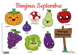 Coloriage Septembre Fruits Et Legumes Kawaii Coloriage Septembre Automne Fruit Legume Kawa Coloriage Fruits Fruits Et Legumes De Saison Fruits Et Legumes