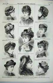1880s Ladies Hat Styles Women Hats Fashion Victorian Hats Hats Vintage