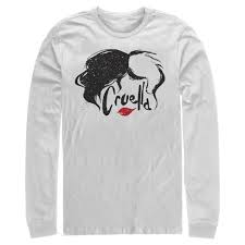 Maybe you would like to learn more about one of these? Men S Cruella Red Lips Logo Long Sleeve Shirt Target