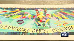 Kentucky derby race poster memorabilia art vintage style equine gifts sfastudio. 2021 Kentucky Derby Festival Poster Unveiled