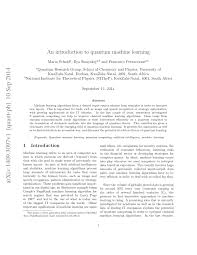 By 2026, the market for ai and machine. Pdf An Introduction To Quantum Machine Learning