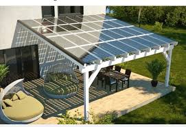 Great Idea For Solar Panel Placement Solar Patio Solar Pergola Solar Panels