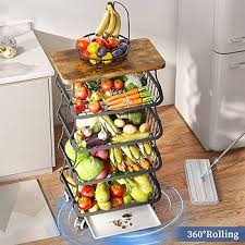 Amazon.com: Fruit Basket Kitchen Pantry Organizers and Storage