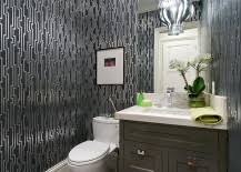 But of course you have to today, we will be feature bathrooms and powder rooms that have black and white wallpapers in it. 20 Gorgeous Wallpaper Ideas For Your Powder Room