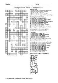 Crucigramas De Los Verbos En Ingles Pasado Y Participio Crucigramas Participio En Ingles Verbos Ingles