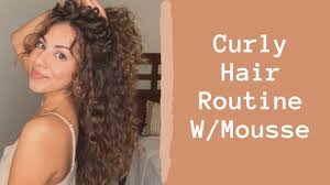 This subreddit is dedicated to any and all with naturally wavy i have 3b hair and the dove curl style +care mousse gives me great definition and coupled with the john frieda air dry may i ask, how much mousse do you use to get that look? Curly Hair Routine Using Mousse How I Get Big Voluminous Curls 2c 3a Curls Youtube