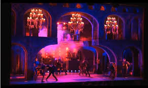 Vivid Rgb Neon Stage Lighting From Old Globe Theatre