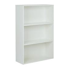 Its three shelves will make even the most avid readers happy. Prado 48 In 3 Shelf Bookcase In White Bookcase 3 Shelf Bookcase Shelves