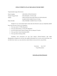 Surat pernyataan keabsahan dan kebenaran dokumen. Cara Mengisi Surat Pernyataan Keaslian Dokumen Ugm