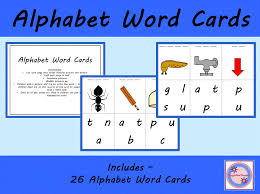 Solve puzzles daily and see your word search skills improve! Alphabet Word Cards Teaching Resources