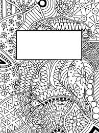 Download Binder Cover Coloring Pages For Adults