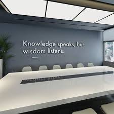 Awesome Office Art Modern Layouts Source Https Www Etsy Com Listing 601917426 Wisdom Listens 3d Office Wall Art Meeting Room Design Corporate Office Design
