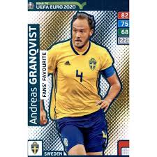 Andreas granqvist will be the sweden captain at euro 2020, which begins in rome on june 11. Trading Cards Andreas Granqvist Fans Favourite Adrenalyn Xl Road To Euro 2020