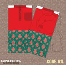 Sampul Duit Raya Baju Melayu Desain Produk