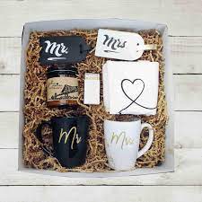 Mr Mrs Wedding Gift Box Unique Wedding Gift Engagement Gift For Couple Gift Box For Couple Holiday Gift For Bride And Groom Gift Wedding Gift Boxes Engagement Gifts For Couples Bride