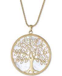 Check spelling or type a new query. Macy S Mother Of Pearl Family Tree Pendant Necklace In 14k Gold Plated Sterling Silver 18 2 Extender Reviews Necklaces Jewelry Watches Macy S