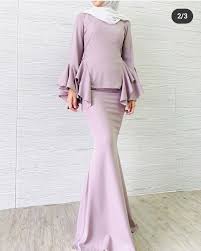 Bengkel baju kurung peplum + kain duyung ( 1 hari). Baju Kurung Peplum Modern Muslimah Fashion Others On Carousell