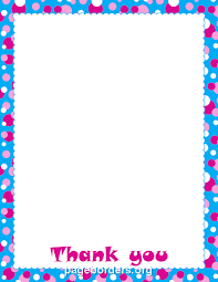 Thank You Border Clip Art Page Border And Vector Graphics Borders For Project Borders For Paper Page Borders Design