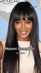 Naomi Elaine Campbell, /neɪˈoʊmi ɪˈleɪnˈkæmbəl/ née le 22 mai 1970 à  Londres, est un mannequin, une chanteuse, productrice et actrice  britannique, d'ascendance jamaïcaine. Elle est à la fin des années ...