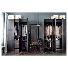 Pax Wardrobe Black Brown Undredal Black 59x23 3 4x93 1 8 Ikea In 2020 Pax Wardrobe Ikea Wardrobe Hack Ikea Wardrobe