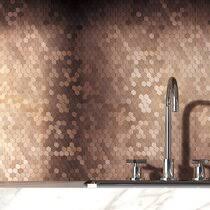 Copper kitchen backsplash tiles by belk tile |. Copper Peel Stick Backsplash Tile You Ll Love In 2021 Wayfair