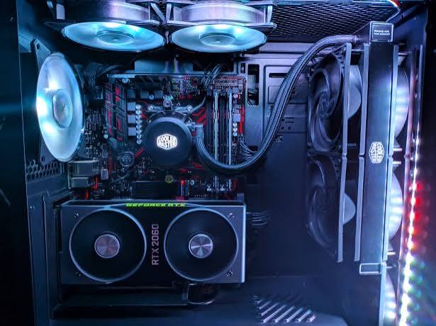 Ordinateur de jeu AMD Nvidia Photo stock libre - Public Domain Pictures