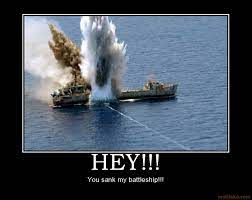 For battleship on the 3ds, a gamefaqs message board topic titled checkmate i sunk your battleship!. I Sank Your Battleship Matthew S Island