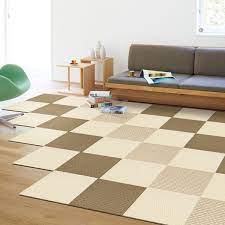 ニトリ 4枚以上で販売 吸着 防炎タイルカーペット ポニームジ 40x40 通販 タイルカーペット カーペット ニトリ カーペット