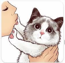 Tatli Kedi Cizimi Karakalem Google Arama 2020 Kedi Sanati Kedi Kedi Dovmeleri