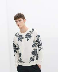 We print the highest quality pattern sweatshirts on the internet. Floral Sweatshirt Man New This Week Zara Germany Floral Sweatshirt Men Long Sleeve Tshirt Men Floral Sweatshirts