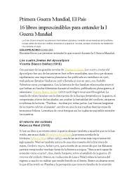 Fast and free shipping free returns cash on delivery available on eligible purchase. Primera Guerra Mundial El Pais Mayo Junio 2014 Agitacion