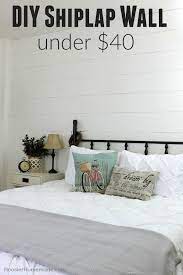 Do you love shiplap walls? Diy Shiplap Wall For Under 40 Shiplap Wall Diy Home Decor Home Diy