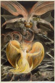 The Great Red Dragon And The Woman Clothed In Sun Analysis The Great Red Dragon And The Woman Clothed With The Sun By William Blake Red Dragon Painting William Blake Art William Blake