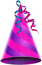Birthday Party Hat Purple Pink Png Clip Art Image Birthday Party Hats Clip Art Free Clip Art