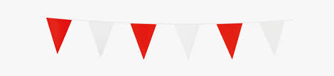 bunting pe 3m red and white bunting flags hd png download kindpng white bunting flags hd png download