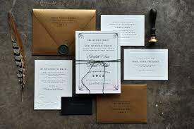 Industrial Glam Wedding Invitations Glam Wedding Invites Industrial Glam Wedding Wedding Invitation Design