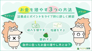 お金はすぐに増やせる お金を増やす13の方法とたった3つの考え方 ナビナビ保険